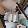 Mocassins planos confortáveis de couro super macio 2022 primavera novo dedo do pé quadrado simples versátil pequenos sapatos de couro damasco sapatos de camada única para mulheres