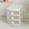 Caja de Almacenamiento Tipo Cajón Artículos de Papelería Ins Escritorio Cosméticos Multicapa Corazón Femenino Escritorio de Dormitorio Estante Multifunción