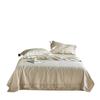 Colcha de Verano de Jacquard Tencel Lanjing Austriaco de Lujo Ligero Clase A Juego de Cuatro Piezas Colcha Delgada de Seda de Hielo de Verano para Aire Acondicionado