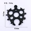 Chave de floco de neve multifuncional de fábrica, hexagonal, octogonal, portátil, pequena, multiuso, gadgets universais