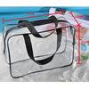 Bolsa cosmética de PVC para comércio exterior da Amazon, bolsa de viagem para lavagem, armazenamento, traje transparente, conjunto de três peças à prova d'água
