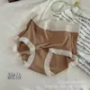 Falda Xiaolan Estilo Nuevo R032 Algodón Transpirable Inferior Borde de Encaje Francés Hilo de Tornillo Pantalones Cortos de Niña Cintura Media Braguitas de Mariposa