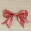 Fita de laço duplo rabo de andorinha de 2,5 cm, laço de cintura, acessórios para vestuário, acessórios para adorno de cabeça, gravata borboleta feita à mão DIY