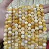 Perlas de Concha Blancas y Amarillas, Perlas de Concha Marina, Perlas Sueltas, Perlas de Imitación, Cuentas Redondas Semiacabadas, Accesorios para Bricolaje al por Mayor