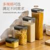 Latas Selladas con Tapas Caja de Almacenamiento para Conservar Frescura Alimentos en Grano Grado Alimenticio Almacenamiento Alta Permeabilidad Snack Especias Almacenamiento de Artículos Secos Tanque