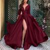 2025 Novo Europeu e Americano Exportação Roupas Femininas Estação Independente Renda Paetê Bainha Larga Sexy Saia Longa Cauda Vestido de Noite Banquete