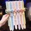Flequillo de Lazo de Primavera y Verano Pegajoso Cabello Roto Diadema Pegajosa para Niña Diadema Velcro Pegar Cabeza de Niña Pequeña