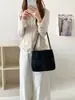 Bolso de Mano Estilo Coreano Retro de Gamuza Tipo Cubo para Mujer Otoño/Invierno 2026 Bolso de Hombro de Alta Gama de Gran Capacidad para el Trabajo