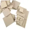 Venta Directa al Contado Color Madera Ángulo Recto Cuadrado Redondeado Virutas de Madera Corte Láser Se Pueden Usar como Virutas de Madera Decorativas DIY