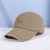 Gorra para hombres y mujeres estilo coreano para exteriores, retro desgastado, gorra de béisbol de algodón lavado, mezclilla, parte superior suave, gorra de béisbol para hombres y mujeres, venta al por mayor