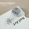 Lentejuelas para Uñas Mini Super Destello Estrella Corazón de 1 mm Destello Estrella de Cinco Puntas Puntos Redondos Pequeños Adornos para Uñas DIY