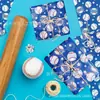 Wx112 Béisbol Sídney Papel 17g Dulce de Regalo Papel de Envoltura a Prueba de Humedad Azul Béisbol Decorativo Papel de Sídney