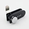 Cerradura de Contraseña para Cajón Cerradura de Seguridad para Puerta de Gabinete Individual Cerradura para Archivero de Escritorio Cerradura de Lengüeta Giratoria para Muebles Cerradura Mecánica de Contraseña