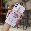 Para capa de celular iphone Samsung OPPO anime afiada silicone macia capa vivo millet desenho animado
