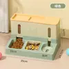 Dispensador de agua para perros y gatos, comedero automático para gatos, dispensador de agua, dispositivo de alimentación para mascotas no eléctrico, artículos para mascotas