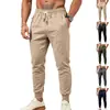 Calça de corrida larga para esportes e lazer, patchwork, fitness, ao ar livre, masculina, todas as estações, de sites independentes europeus e americanos da Amazon, transfronteiriça