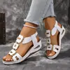 Sandalias Dopamina de Gran Tamaño para Exportación de Verano, Elegantes Sandalias Ligeras Caladas para Mujer, Populares Sandalias de Playa de Moda con Suela Gruesa