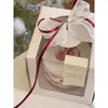 Caja de Pastel de Cumpleaños Gruesa de 4/6/8 Pulgadas Portátil con Ventana Transparente Caja de Empaque para Hornear Elevada Base de Caja de Pastel