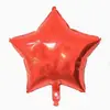 Plato de Luz de 10 Pulgadas Estrella de Cinco Puntas Corazón Globo de Película de Aluminio Decoración de Cumpleaños Diseño de Habitación de Boda Sello Automático Globo Estrella