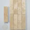 Ladrilhos de Calcário Cuidadosamente Selecionados, Ladrilhos de Banheiro Retrô, Ladrilhos Artesanais para Vilas de Aluguel e Pátios, Ladrilhos de Parede e Piso Foscos Antiderrapantes de Foshan