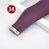 Extensiones de Cabello de Colores, Mechas, Extensiones de Cabello Lisas, Extensiones de Cabello Sin Costuras, Extensiones de Cabello de Colores para Colgar en la Oreja