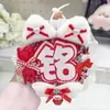 Mercadorias de shows de celebridades, produtos acabados feitos à mão em tecido não tecido DIY, pingentes para ita-bag, adereços de apoio para fãs