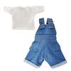 Muñeca de vinilo juguete pantalón de tirantes moda mezclilla 6 minutos altura 29cm ropa accesorios para muñeca sd