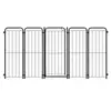 Cerca Modular Portátil Max para Pets - 4 Painéis + Portão (98 cm) - Preto