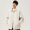 Chaqueta casual estilo americano para hombre, tendencia de moda primavera y otoño, holgada y versátil, cortavientos a prueba de tres (agua, viento, suciedad), elegante prenda de abrigo para hombre