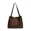 Bolso Tote para Mujer 2026 Nuevo Estilo Bolso de Hombro y Axila Retro Simple Gran Capacidad Versátil Moda Bolso de Mujer de Gama Alta