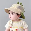 Chapéu de Proteção Solar Infantil, Estilo Verão Fino, Aba Larga, Malha Respirável, Boné de Baseball Unisex para Bebê, Moderno