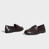 Mocassins Pretos para Mulheres, Sapatos Pequenos de Couro Estilo Britânico da Moda, Sapatos de Couro Macio com Sola Grossa, Sapatilhas, Sapatos Femininos Primavera 2025