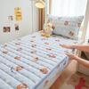 Categoria A Algodão acolchoado chapéu de cama engrossado leite veludo chapéu de cama capa de colchão dormitório almofada de inverno colchão de casa tapete de estudante