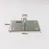 Mola de piso de porta de vidro, extensão do eixo superior, peça de hardware, acessórios de fixação de eixo fixo simples de aço inoxidável