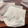Pantaletas de Mujer de Cintura Alta para Levantar Glúteos y Reducir Abdomen, Entrepierna Antibacteriana de Algodón Puro, Bragas Japonesas Sin Costuras, Pantaletas de Seda Helada de Cintura Alta Sin Costuras para Mujer