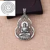 Colgante de Calabaza de Plata de Ley, Colgante de Deidad Guardiana del Zodiaco para Hombres y Mujeres, Collar Personalizado Retro Moderno de las Ocho Deidades Guardianas