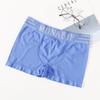 Cuecas Boxers Masculinas Explosivas Estilo Japonês Sem Costura Faixa com Letras em Inglês Shorts Esportivos Elásticos Roupa Íntima Boxer Casual