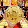 Moneda de Oro con Contenido de Oro Puro 999, un Símbolo de Éxito y Prosperidad, un Regalo de Feliz Cumpleaños, Regalo de San Valentín, Regalo 520, y un Souvenir