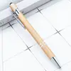 Bolígrafo de Metal Press Bolígrafo de Aluminio Bolígrafo Meiji Bolígrafo Táctil Capacitivo Bolígrafo para Pantalla Táctil de Escritura Bolígrafo de Regalo con Impresión de LOGOTIPO