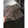 Pantalones Cortos de Punto Patchwork Estilo Old Money para Hombre, Verano Finos Transpirables de Corte Diagonal, Pantalones Cortos Deportivos Casuales