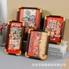 Novo Porta-Retrato com Moldura Vazada e Pintura 3D, Novo Porta-Retrato de Canto de Cobre, Material de PVC com Superfície de Vidro, Novo Suporte de Exibição com Efeito 3D Estilo Chinês, Estilo Chinês
