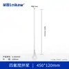 Paleta agitadora en forma de media luna de PTFE de alta calidad Placa de varilla agitadora de PTFE Paleta agitadora de varilla agitadora cruzada F4 Tapón agitador