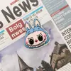 Accesorios Rellenos de Algodón con Estampado de Dibujos Animados Labubu Ropa y Sombreros para Niños Decoración DIY Accesorios para Bolsos Kawaii