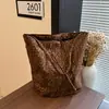 Nuevo bolso tote retro de alta costura transfronterizo con acabado mate para mujer, ligero, versátil, de gran capacidad, para llevar al trabajo