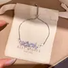 Nuevo Pulsera de Malla Redonda Retorcida con Circonita Diseño de Nicho de Moda Versátil para Viajes Diarios para Mujeres