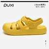 Sandálias Puxi Favoritas de Influenciadores para Férias de Verão, Sapatos Romanos Antiderrapantes com Elasticidade Macia, Confortáveis e Não Abrasivos, Chinelos de Bico Fechado para Atacado