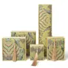 Caixa de Joias com Padrão de Argola, Caixa com Borla, Caixa para Pulseira, Caixa de Presente para Armazenamento de Jade Jade