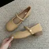 Chic sapatos cheongsam brancos para mulheres, novo estilo outono 2026, combinados com saias, sapatos pequenos Mary Jane de couro, bico redondo, sapatos de couro únicos estilo chinês novo
