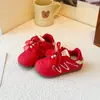 Sapatos de Treino Morais com Laço Estilo Ballet para Meninas 2025 Outono Novos Sapatos Esportivos para Meninas Solado Macio Sapatos de Princesa para Crianças