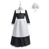 Amazon Nova Garota Gola Folha de Lótus cosplay Roupas Adams COS Vestido de Quarta-feira Chapéu